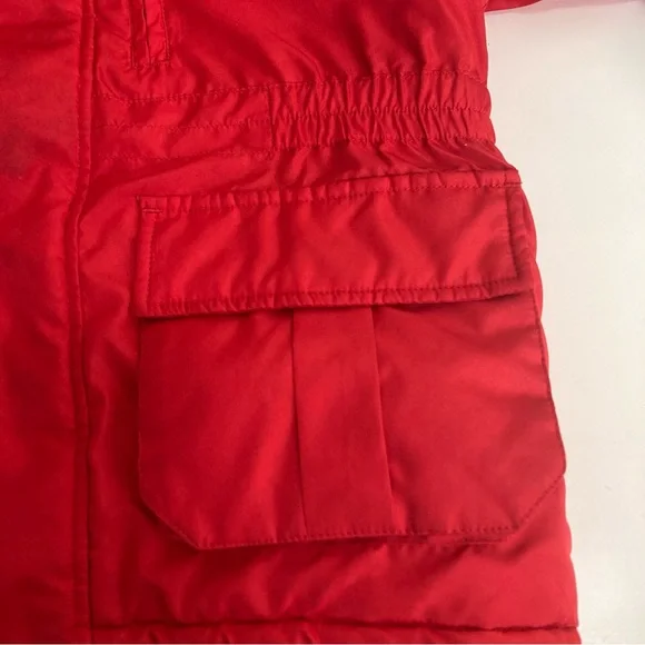 Oshkosh B'Gosh Boys Size 6 Puff Hooded Jacket Blue/Red - Picture 8 of 14